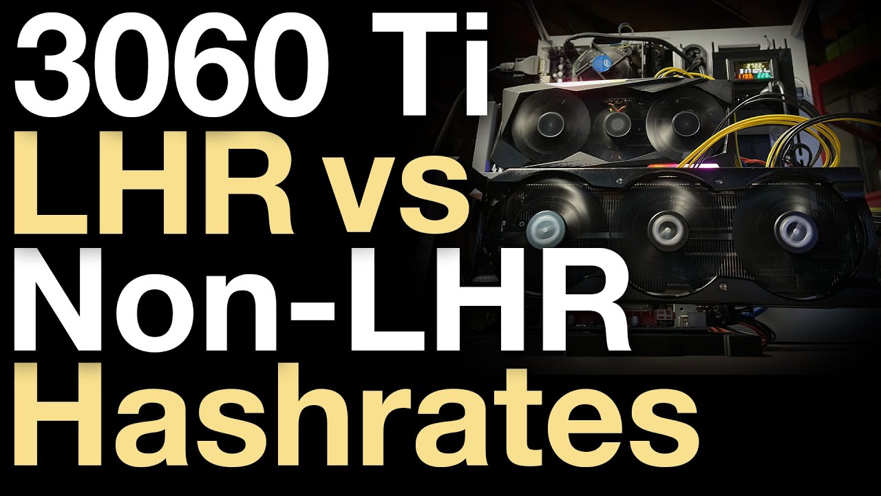 RTX 3060 Ti LHR vs Non-LHR (Ethereum, Ravencoin, Ergo, Flux Tested)