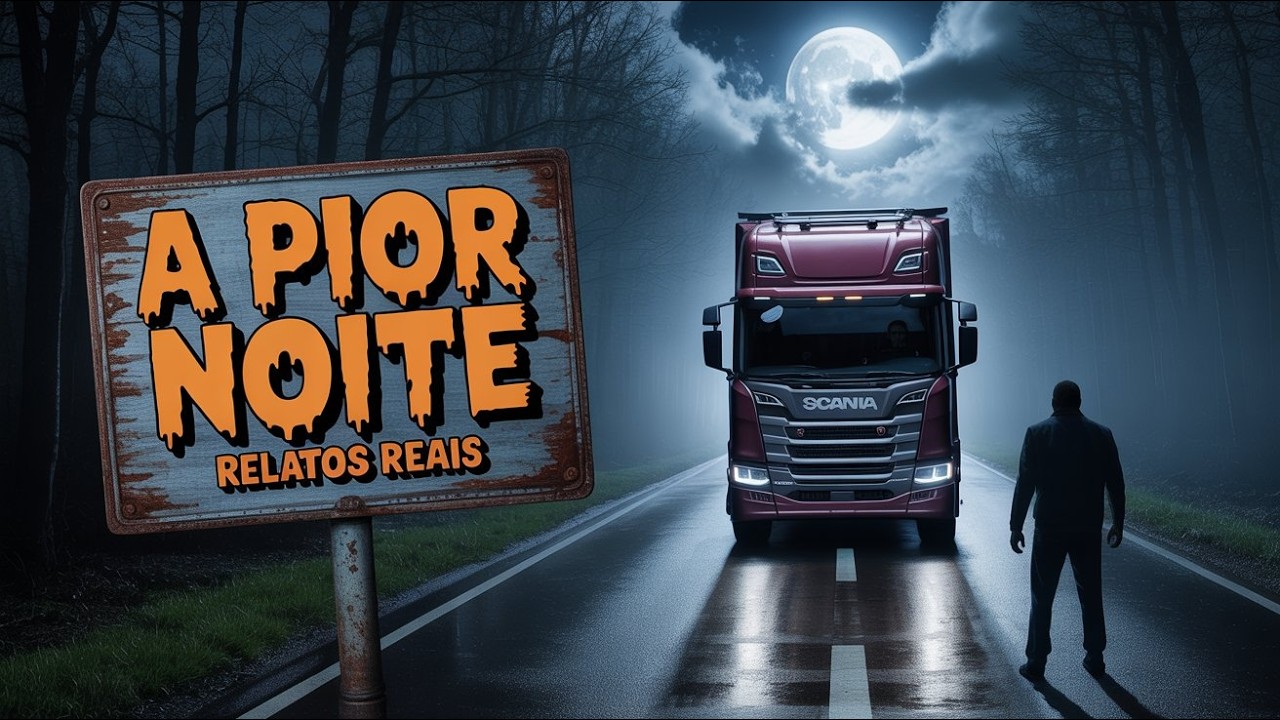 A NOITE MAIS ASSUSTADORA DE UM CAMINHONEIRO | 8 RELATOS DE TERROR REAL NA ESTRADA
