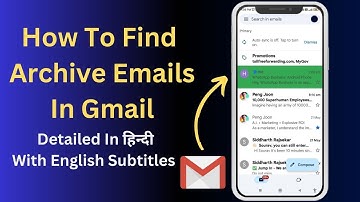 How To Access Archives In Gmail |How To View Archive Emails | How To Find Archive Emails