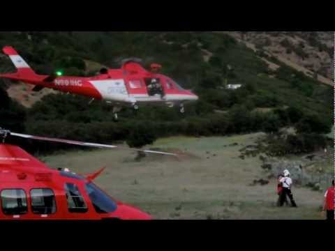 Single Dad Laughing - Lands at Trailhead after Search and Rescue Single Dad Laughing - Lands at Trailhead after Search and Rescue