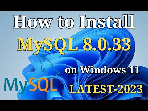 How to Install MySQL 8.0.33 Server & Workbench on Windows 11 [2023] | Install MySQL 8.0.33