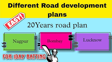 Different road development plans,Nagpur road plan,Bombay road plan,Lucknow plan#civilengineering