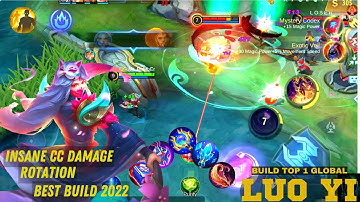 Luo Yi Best Build 2022!! Spells, Skill Combo, Luo Yi Top Global Build!! ~Mobile Legends