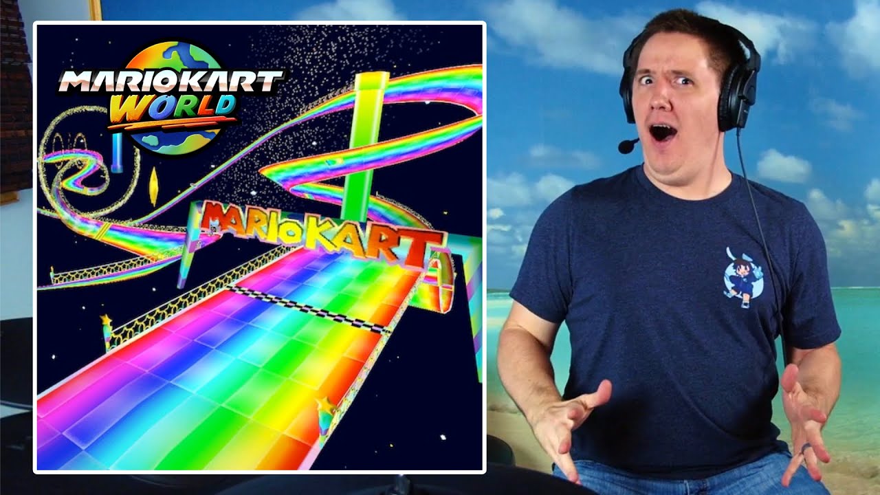 DS Rainbow Road Has The CRAZIEST Drumming Ending In All Of Mario Kart World!