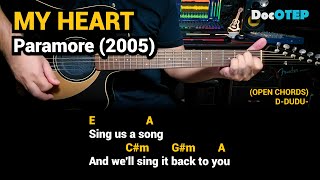 My Heart - Paramore (2005) Easy Guitar Chords Tutorial with Lyrics