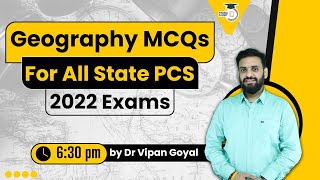 India and World Geography MCQs l For All State PCS Exams 2022 by Dr Vipan Goyal l Study IQ