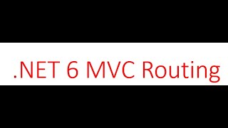 .NET6 MVC Routing