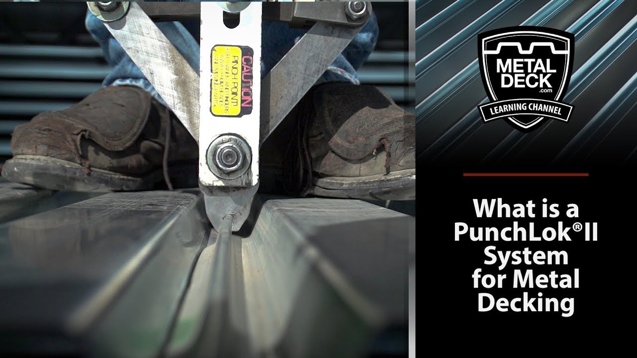 What is Verco PunchLok Metal Decking? [Benefits, Cost, Uses, Punchlok II Tools] YouTube