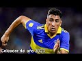 Miguel Merentiel, máximo goleador de Boca en el año 2023