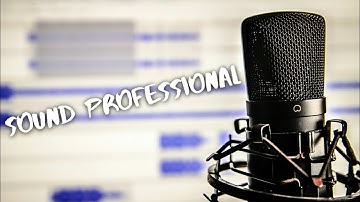 MAKE AUDIO/SOUND PROFESSIONAL IN AUDACITY