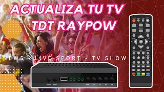 Actualiza tu televisor con el Decodificador TDT Raypow Full HD – Actualiza tu TV a Alta Definición