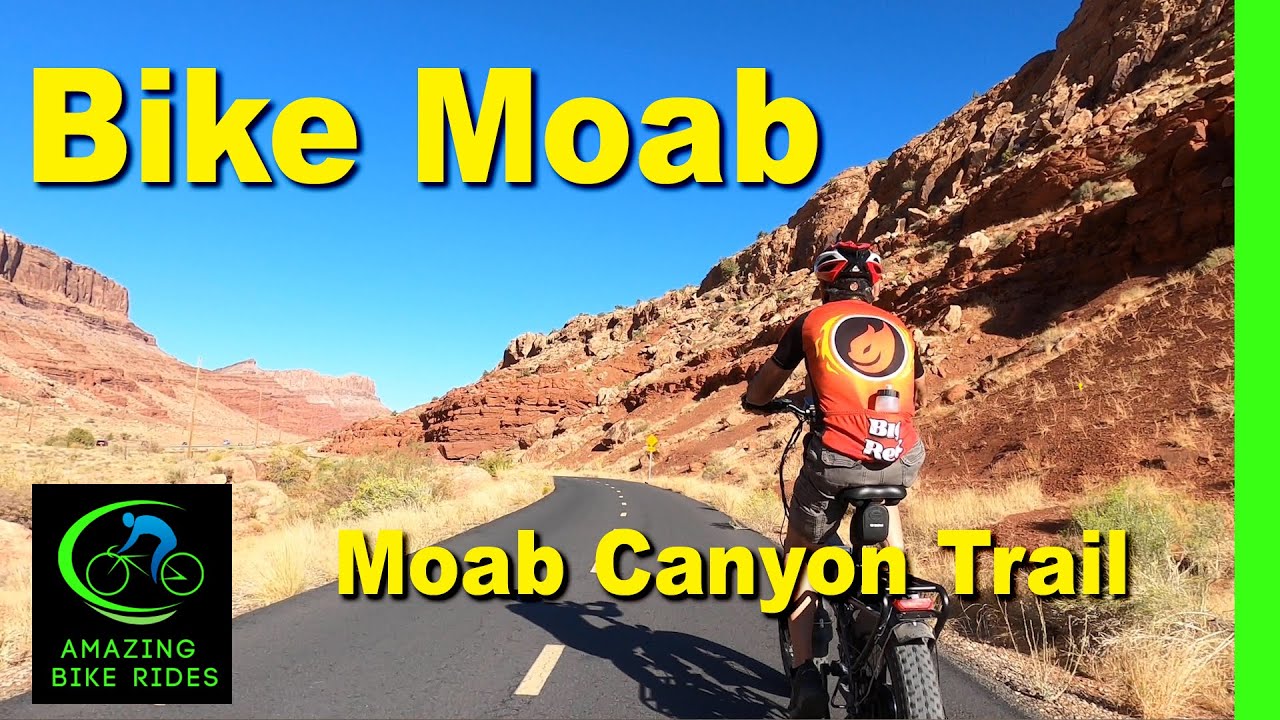 30 Minute Virtual Bike Ride Moab Canyon Trail Utah Cycling Workout Travel Video