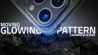 How to create a moving glowing pattern animation in Octane Render with Vertex Map | Cinema4d