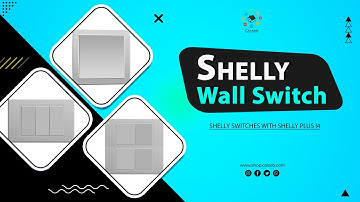 Shelly Wall Switch with Shelly i4.