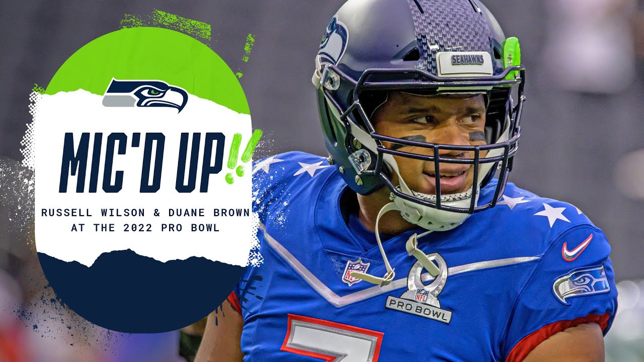 Russell Wilson & Duane Brown Mic'd Up at 2022 Pro Bowl Game