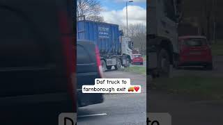 🚓🚙DAF Big Truck Takes Farnborough Exit | Wellington Roundabout, Hampshire UK