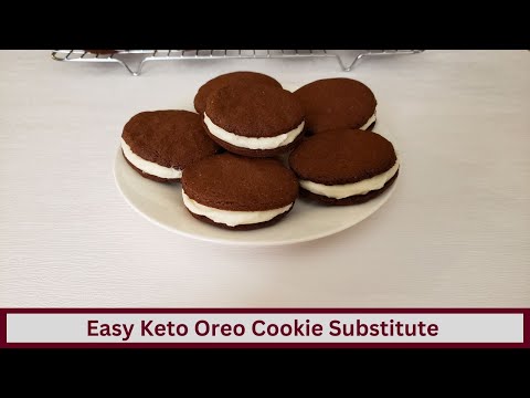 The Best and Easiest Crunchy Keto "Oreo" Style Cookies (Nut Free and Gluten Free)