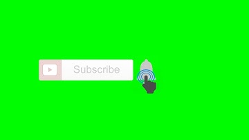 Subscribe and Like button animation with green background||Created in OpenShot Video Editor