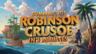 Robinson Crusoe Summary in 3 Minutes Classic Novel Explained in English