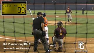 RJ Dabovich Prospect Video, RHP, Arizona State University