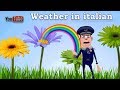 Weather in italian - What's the weather like in italian language