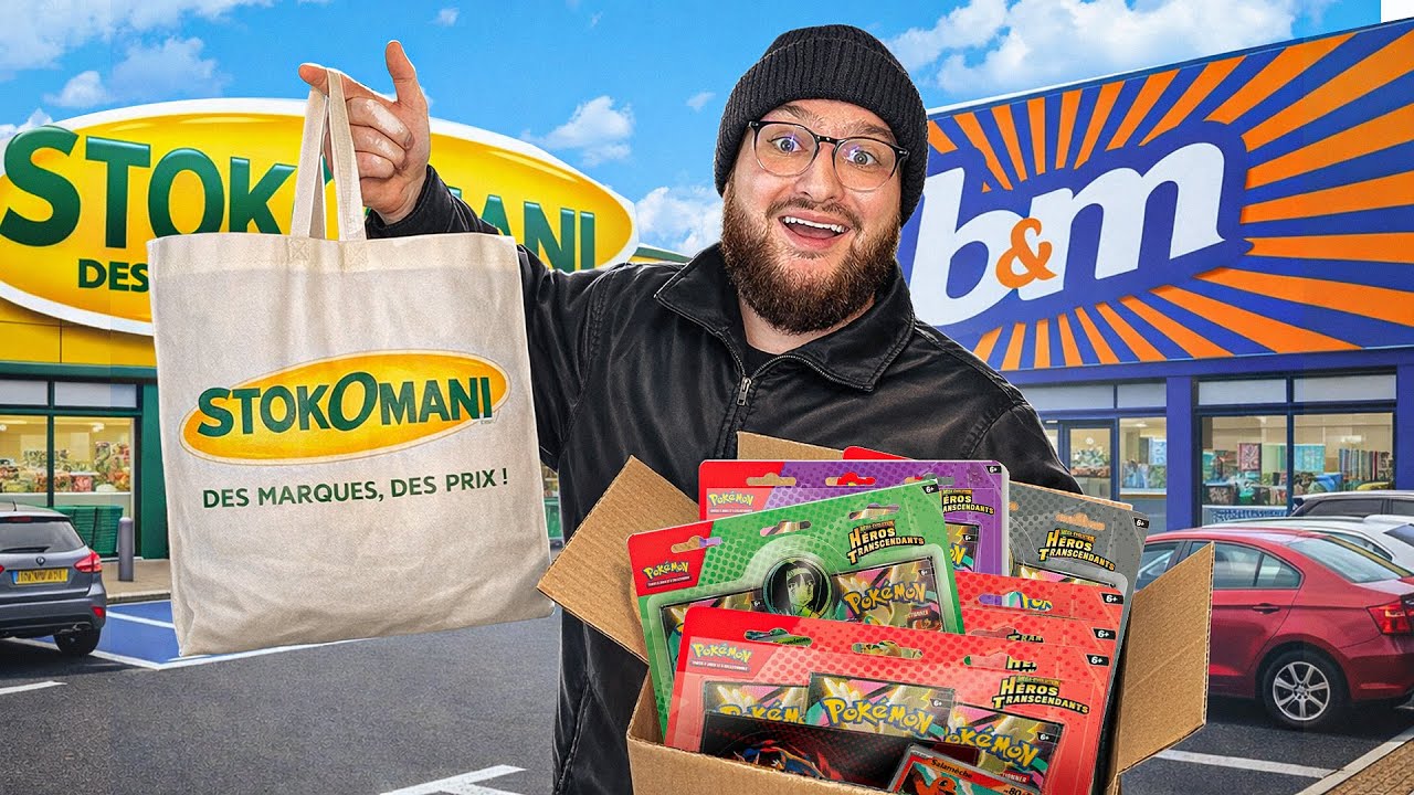 J’ai FOUILLÉ 10 MAGASINS de DÉSTOCKAGE pour TROUVER du POKÉMON (drop de fou)