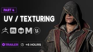 Uv/Texturing - The Art of Character Creation Course | Legacy - Part 4