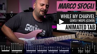 While My Charvel Gently Weeps - Guitar Tab Lesson - Marco Sfogli Cover