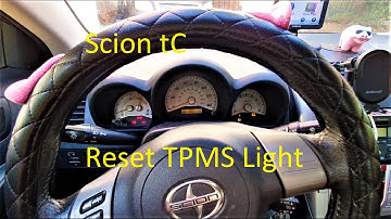 Resetting the Tire Pressure Warning Light on the Scion tC | Quick Tips #2