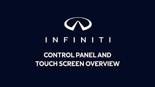 2027 INFINITI QX65 - Control Panel and Touch Screen Overview