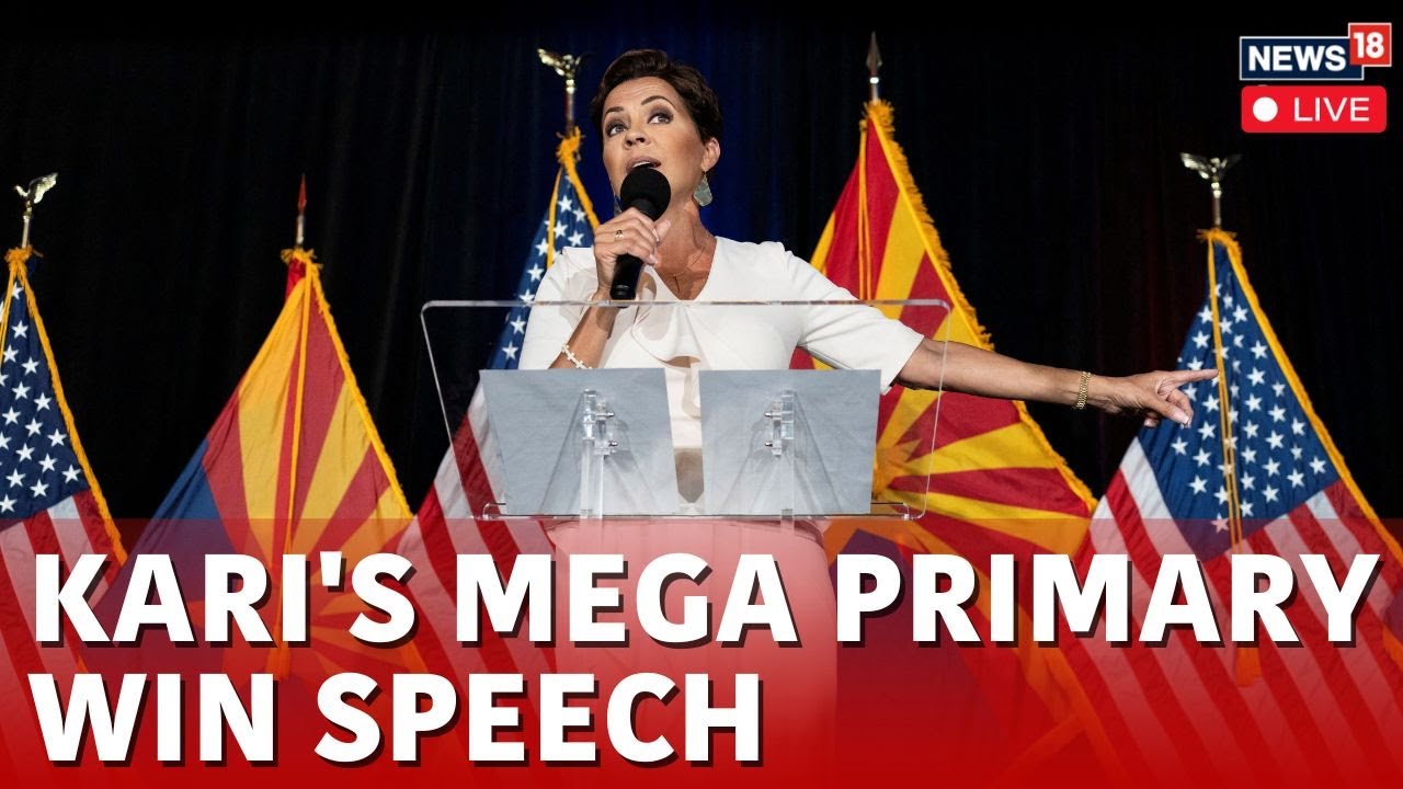 Kari Lake Wins Arizona Senate Primary Election 2024 Live | - YouTube