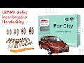 Luzes internas para Honda City - Premiun led light para honda city 2010