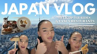 JAPAN VLOG | TOKYO | 3 | Come with me on a helicopter ride over Tokyo & try new crazy Japanese foods
