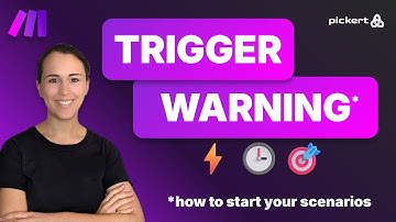 How to Start Your Make.com Scenarios – 3 Trigger Types Explained (Webhook, Scheduler, On Demand)