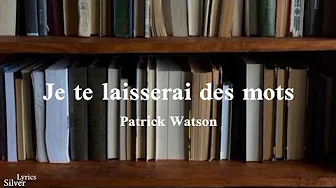 Patrick Watson - Je te laisserai des mots (French and English Lyrics)