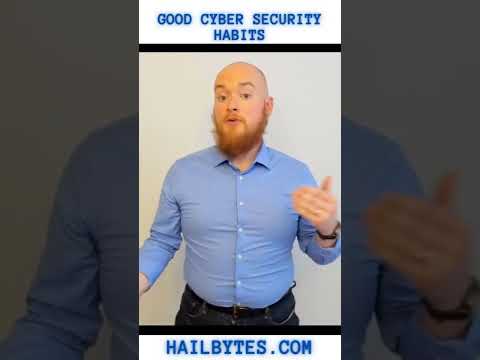 Good Cyber Security Habits | Networks