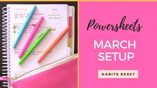 Powersheets March 2019 Setup