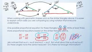 Similarity Statements in Similar Polygons