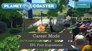 In this episode, we get started career mode with the very first park.
build a couple of rides and shops, add some scenery to park as
achieve...