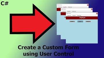 Simple Form derived from UserControl