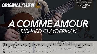 A Come Amour (Fingerstyle Tutorial with TAB)