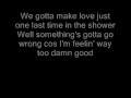 Nickelback Feeling Way Too Damn Good lyrics