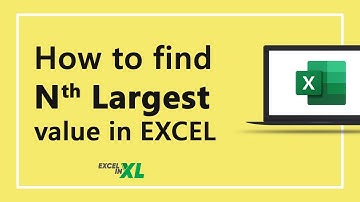 #HowTo find Nth Largest Value in MS Excel