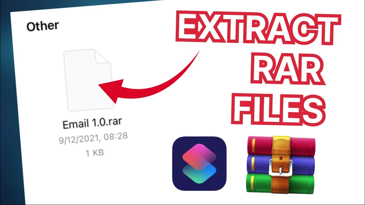 can i download and extract winrar files on iphone