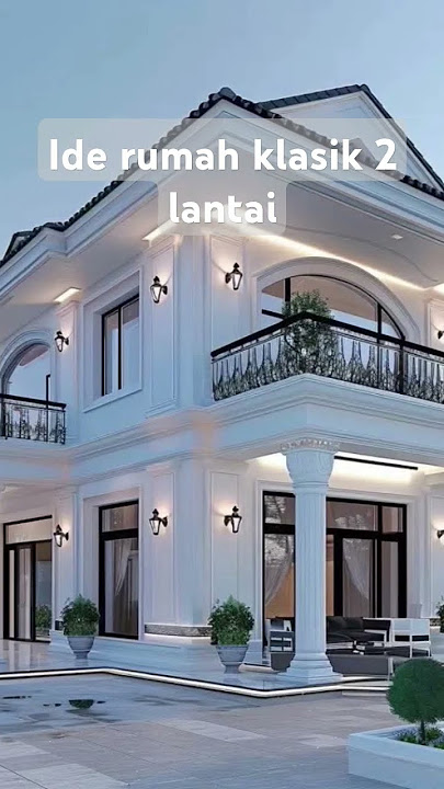 ide rumah klasik 2 lantai