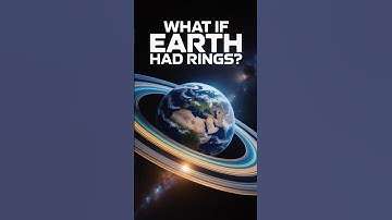 🌍 WHAT IF EARTH HAD RINGS LIKE SATURN? | Mind-Blowing Space Fact 🚀✨ #shorts