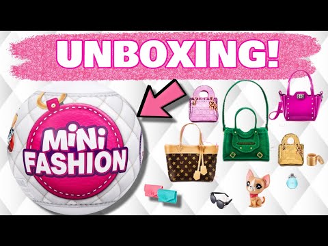 MINI FASHION BRANDS SERIES 2  WE GOT THE SUPER RARE!!! UNBOXING MINI TOYS  5 SURPRISE BALLS 