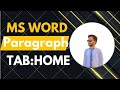 MS Word Home Tab – Paragraph Group Complete Tutorial in Urdu / Hindi | Ms Word Full guide  @CSFied