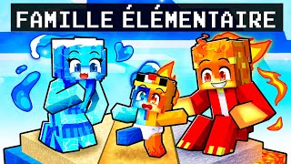 Adopté par une FAMILLE ÉLÉMENTAIRE sur Minecraft !