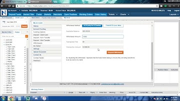 #MoreLifeBinarys Binary Options Withdrawal 4 3 2017 Nadex
